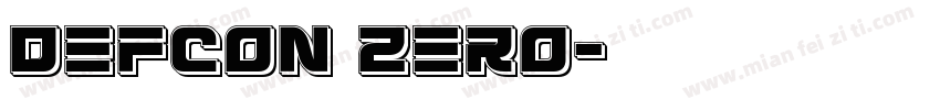 Defcon Zero字体转换